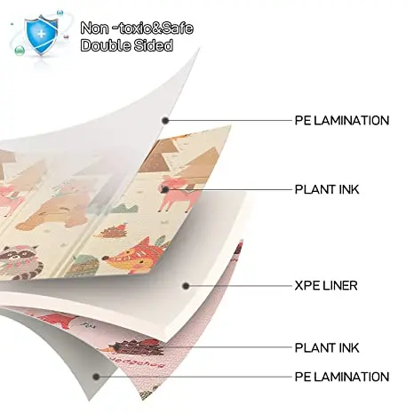 Customized Baby Play Mat Floor Mat Foam Playmat Non-Toxic Large Foldable Waterproof Crawling Mat for Kids