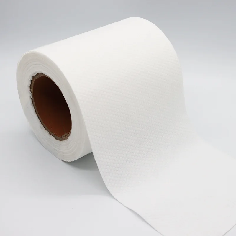40gsm breathable embossed disposable towel nonwoven fabric for wet wipes viscos cotton spunlace non woven fabric