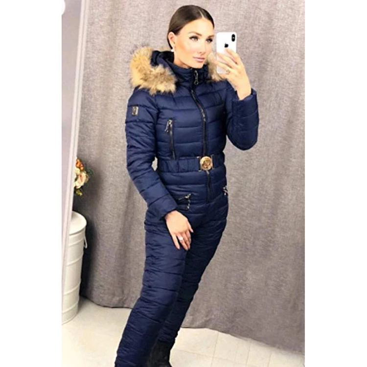 
Outdoor Winter Clothing Set Women Integrated Ski Suit 