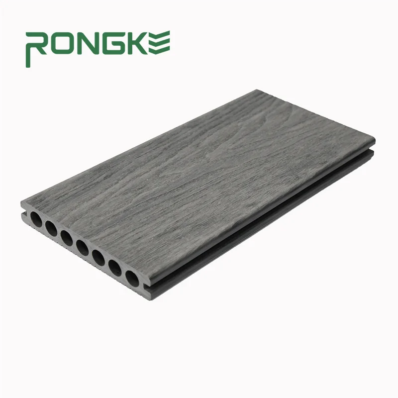 Rongke Easy To Assemble Wood Texture Waterproof WPC wood plastic composite terrace decking Outdoor  Boards