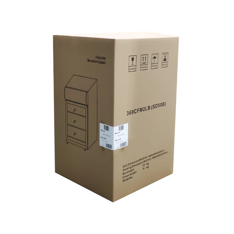 Meisda SD50B 50L glass door CE frozen food popsicles display freezer for supermarket