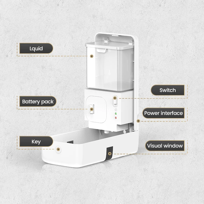 China Wholesale ABS Automatic Soap Foam Dispenser for Bathroom use