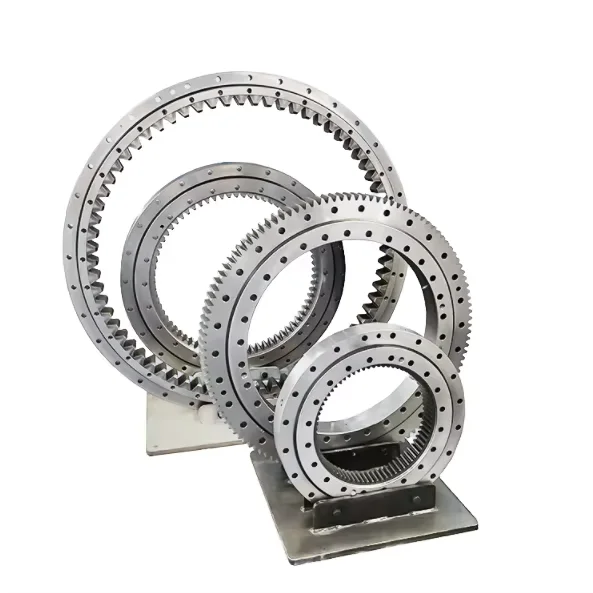 Small External Gear Ball Bearing for Construction Machinery Four-Point Contact Slewing Ring Slewing Gear Swivel Circle Feature