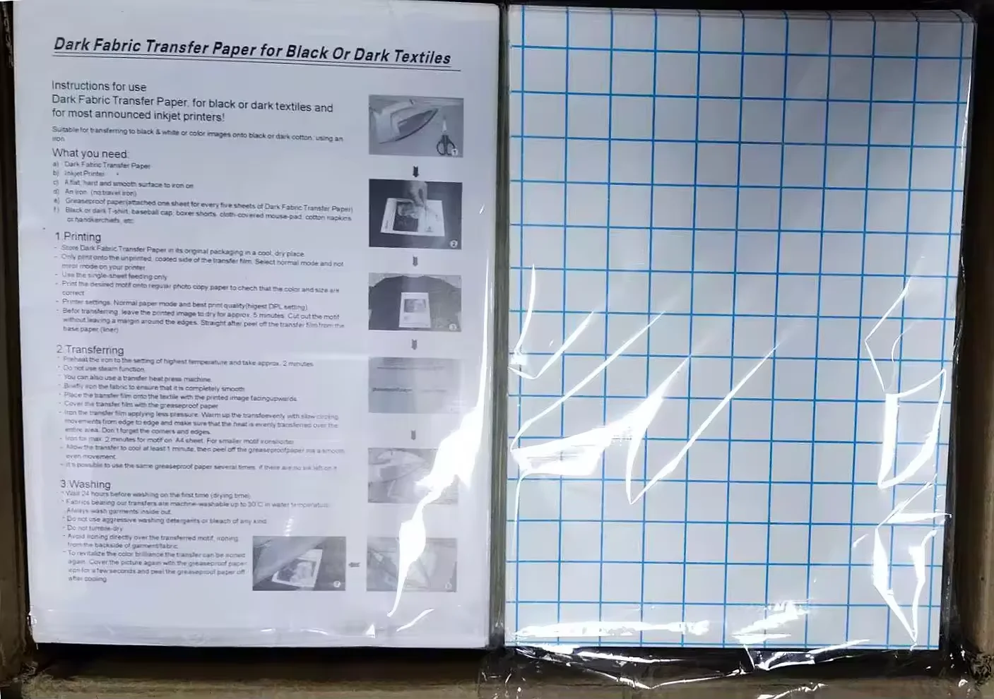 High quality A3 A4 8.5x 11 customizable dark thermal transfer paper inkjet transfer for textile printing gift Cup personalized