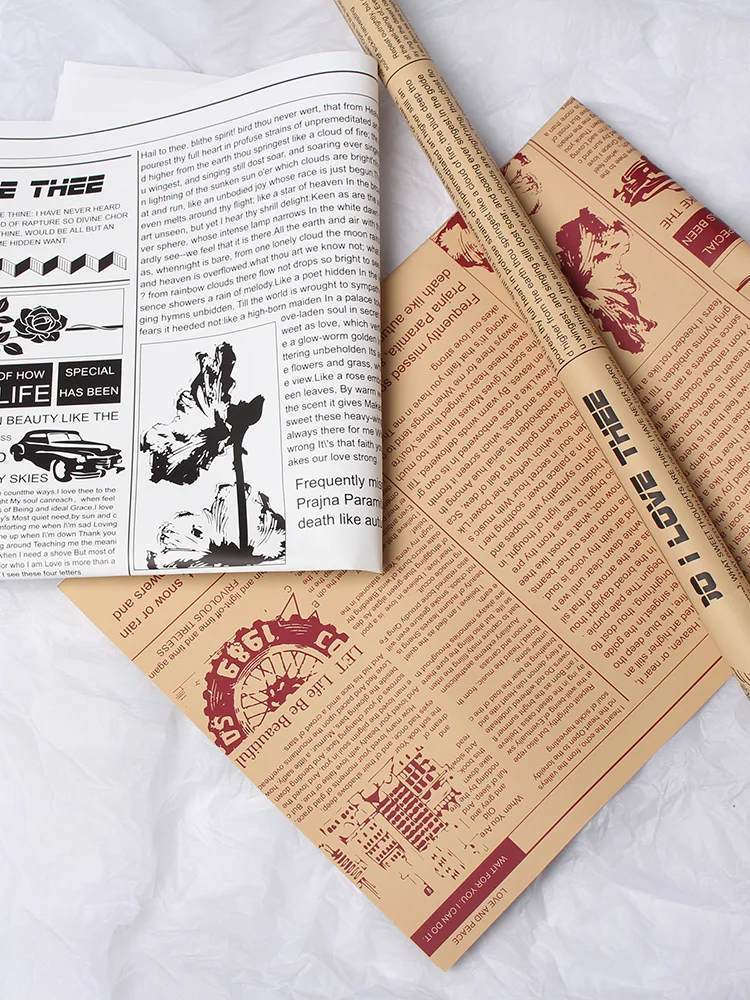 paper New times newspaper Florist Bouquets and fresh flowers Packaging materials paper art