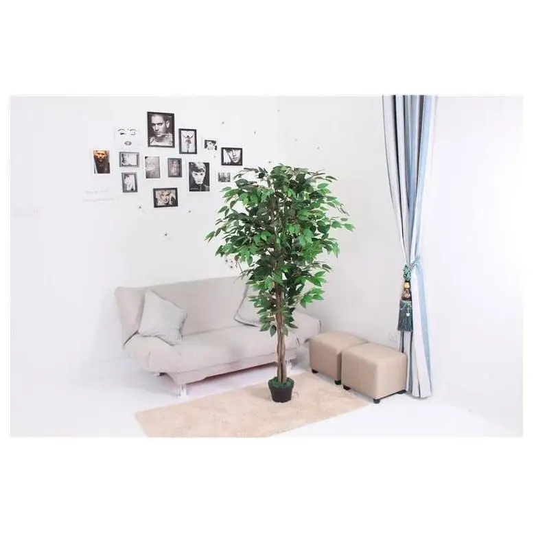 Artificial Banyan Trees fleurs artificielles mariage deco Bonsai Green Wall Outdoor Rose Good Quality Artificial Feather Flowers