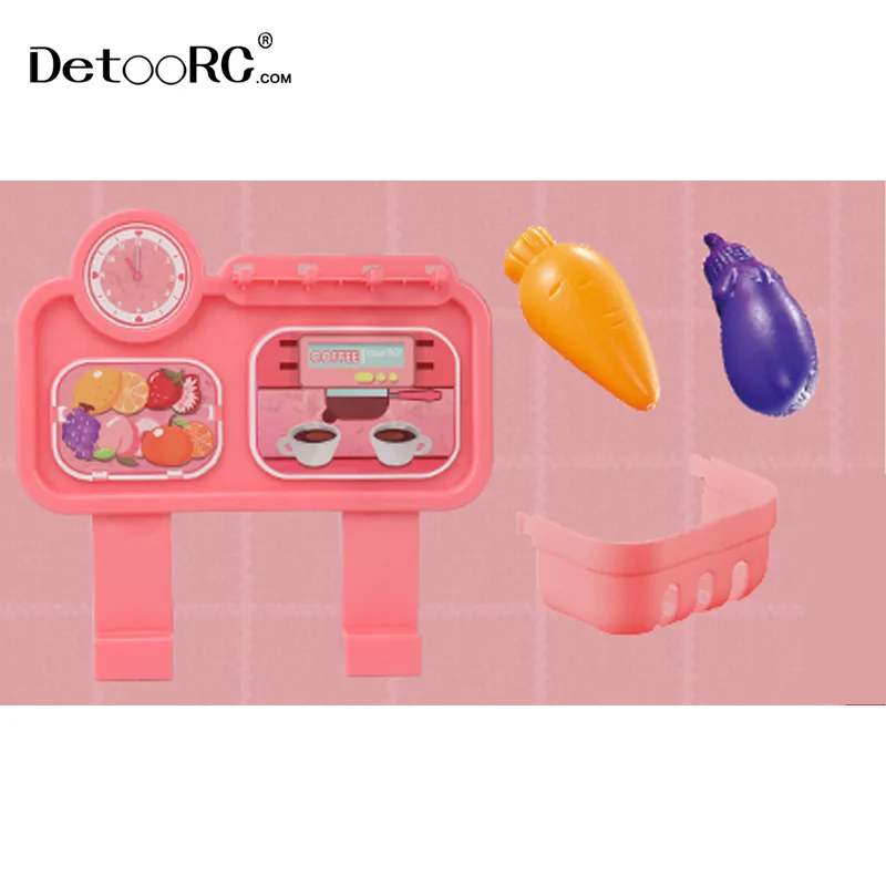 Detoo  Diy Stem Educational Toys kitchen toys sets for kids learning and playing free samply pink toys for girls