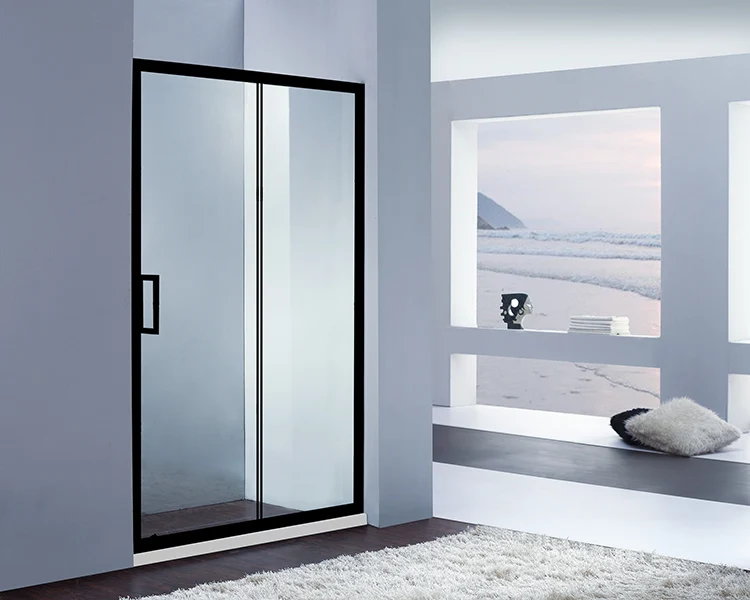 Hot sales Made in China Good quality Tempered Glass Frameless style sliding shower door