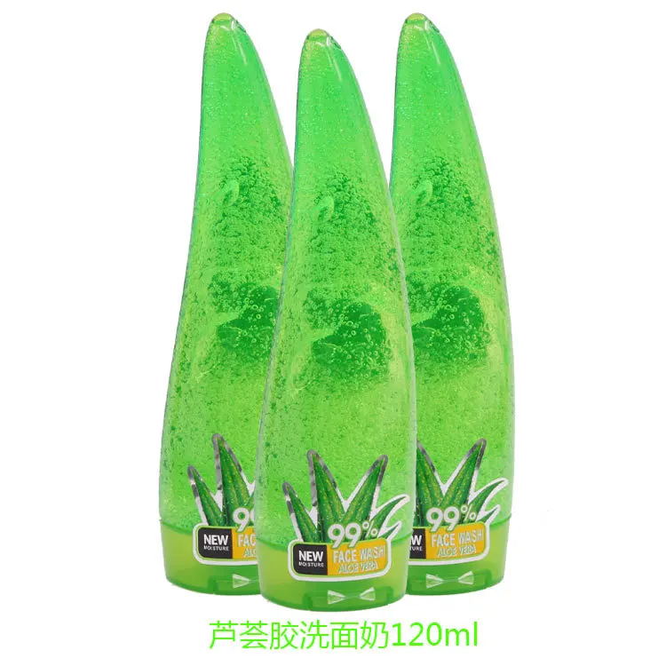 120g Aloe Extract Facial Cleanser Nourishing Cleanser Black Head Remove Oil-control Deep Cleansing Foam Shrink Pores Face Care