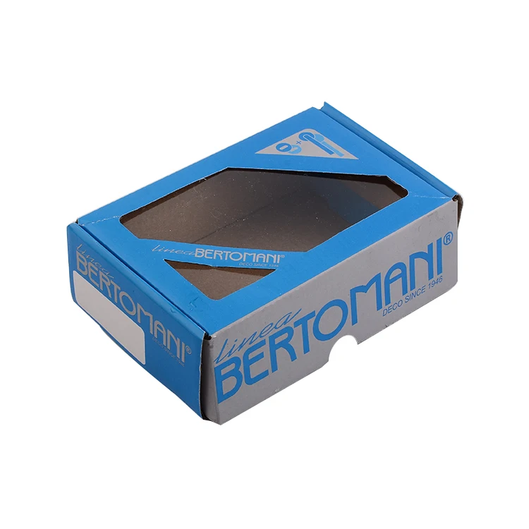 OEM Custom Gift Paper Box Personalized Kraft Paper Box Logo Printing Folding Packaging Window Box