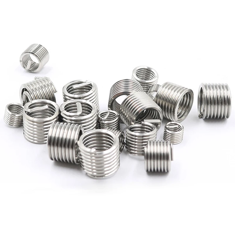 SUS304 coil thread inserts Screw Lock Inserts  Lock ring Threaded Insert