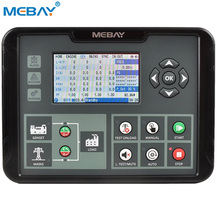 Mebay DC102D Synchronising & Load Sharing Generator Controller Parallel Control Module Replace DSE8620