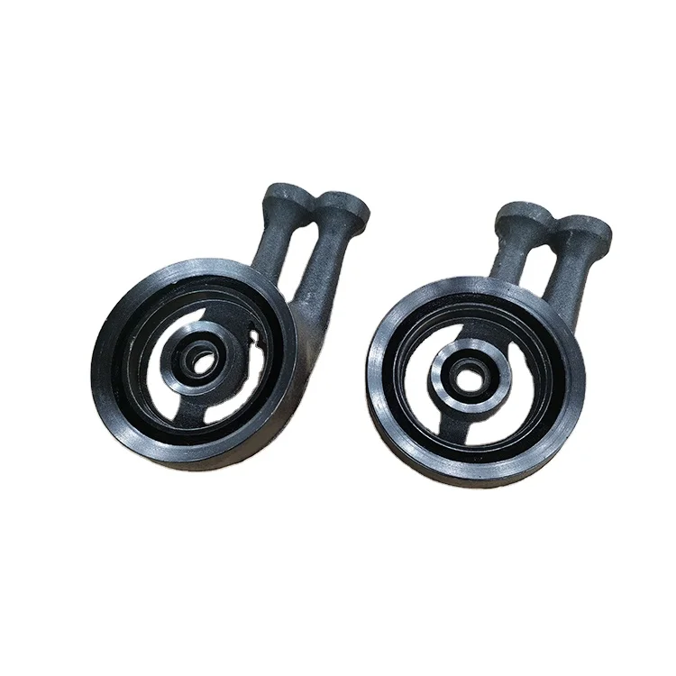 Hot sell kitchen appliance cast iron head wide pan high pressure parts cast iron double burner gas stove