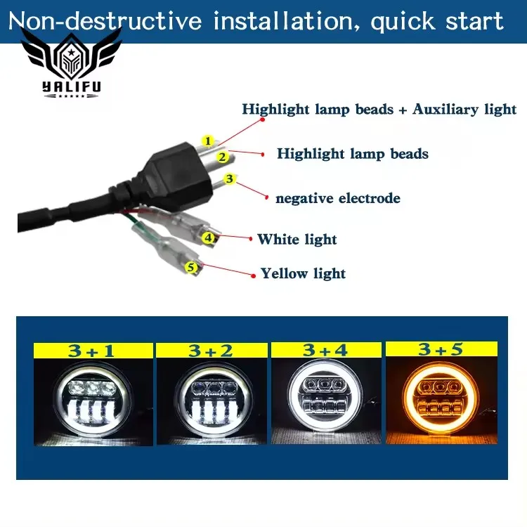 Top selling 7inch led drl running lights 4wd driving lights review australia custom 3030 headlight cob headlamp car