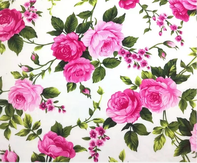 100% Cotton Poplin Printed Woven Fabric    for dress  Combed Fabric for Children Kids Baby Clothing