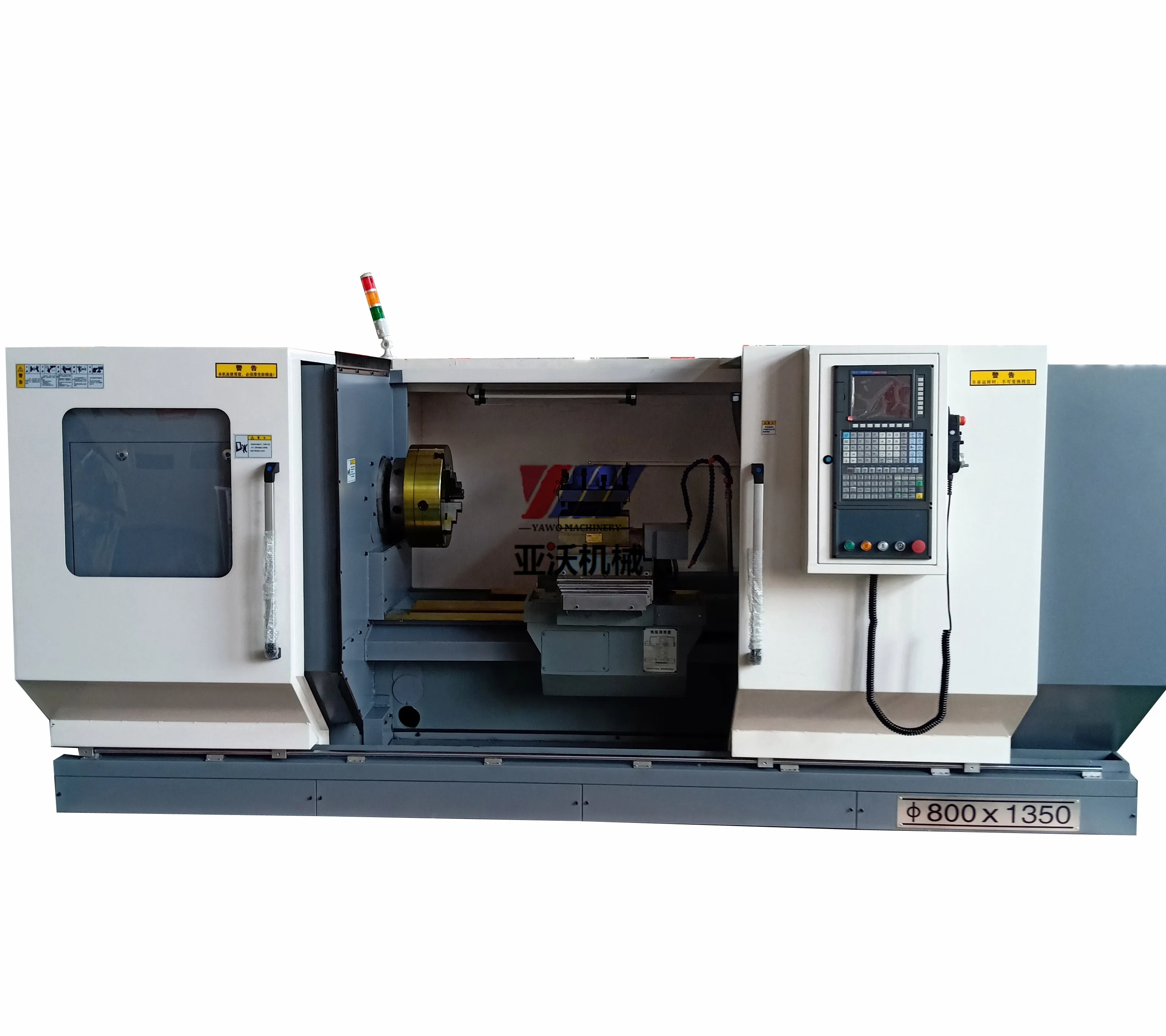 CNC Turning Lathe Machine CAK 80135  CNC Lathe Spindle Motor 15 kw