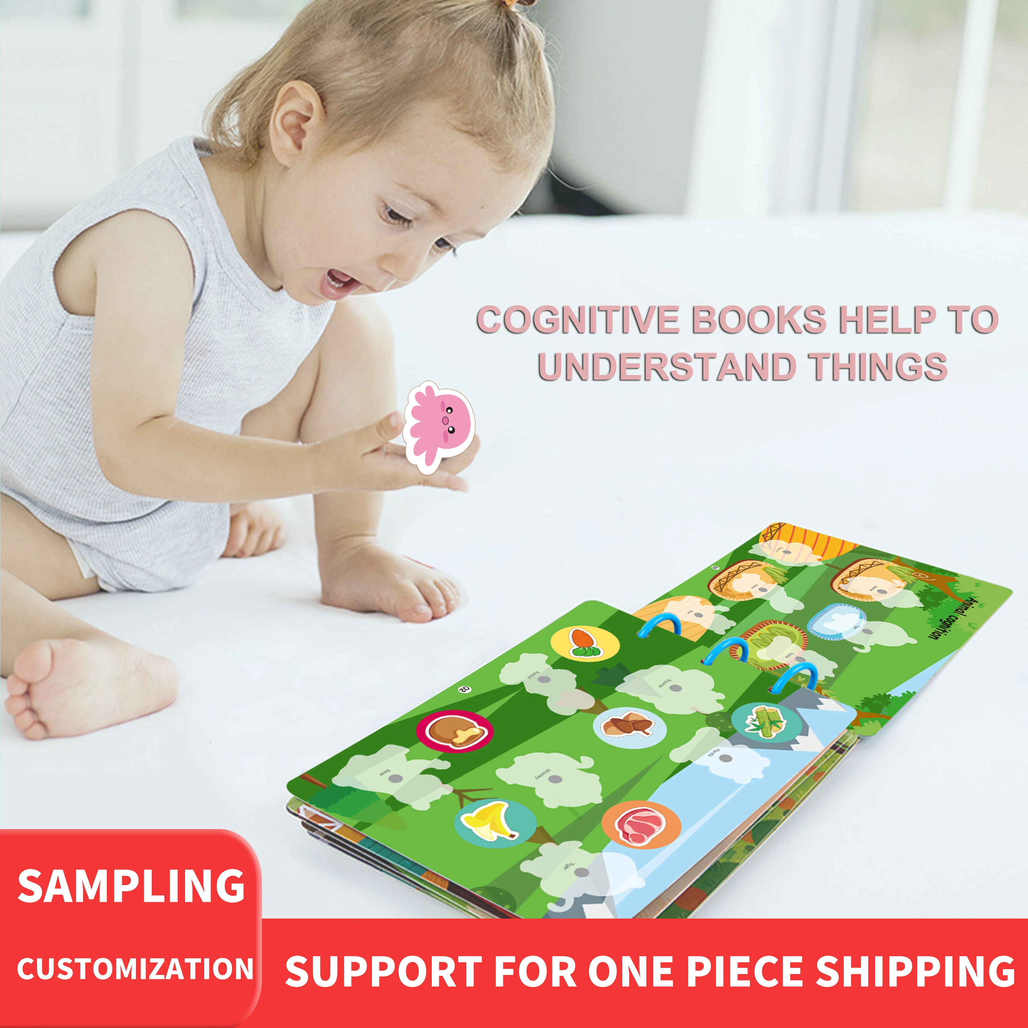 Montessori сенсорные развивающие игрушки английские книги для детей дошкольного возраста Тихая книга образования младшего