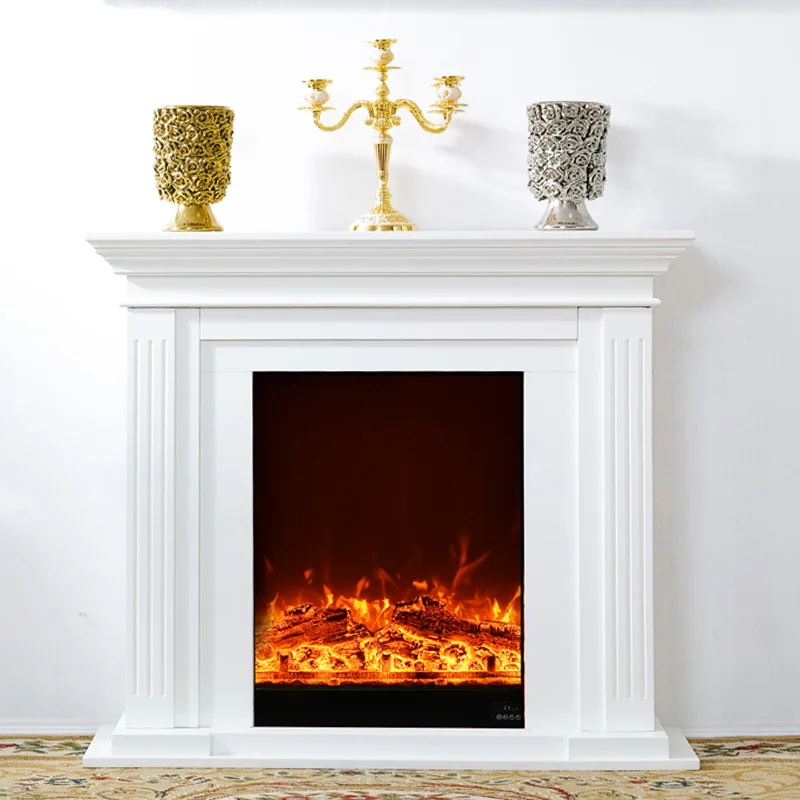 Artificial Stone Modern Fireplace Marble Fireplace Mantels Surround Decorative Electric Fireplace Indoor Freestanding Polished