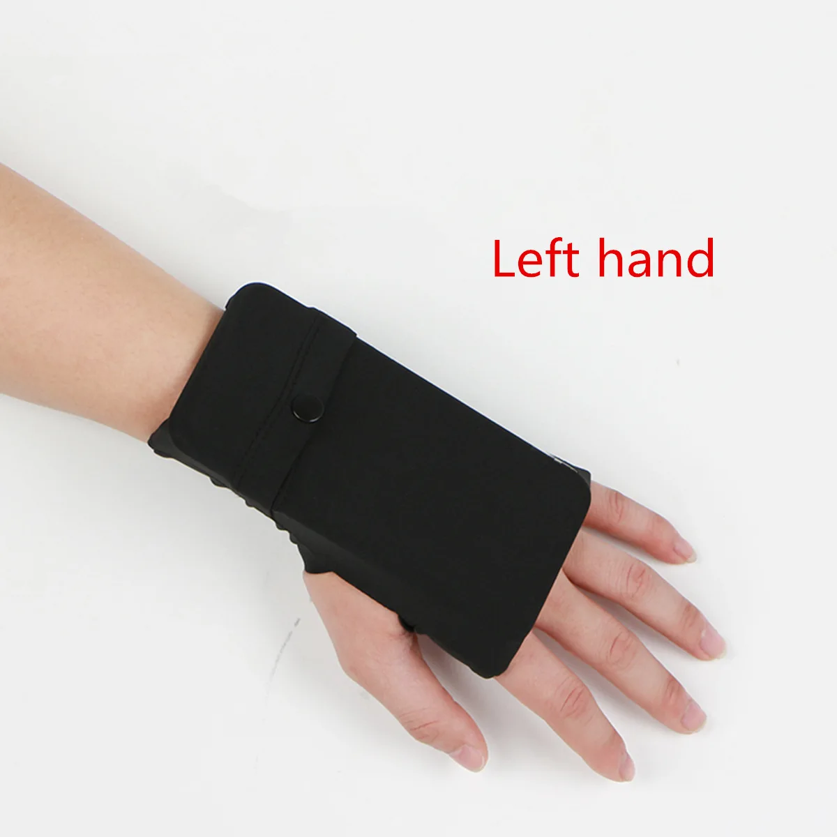 Mobile phone wrist left&right hand sport gloves wrist bag new handheld motorcycle cycling hand gloves with keychain phone holder