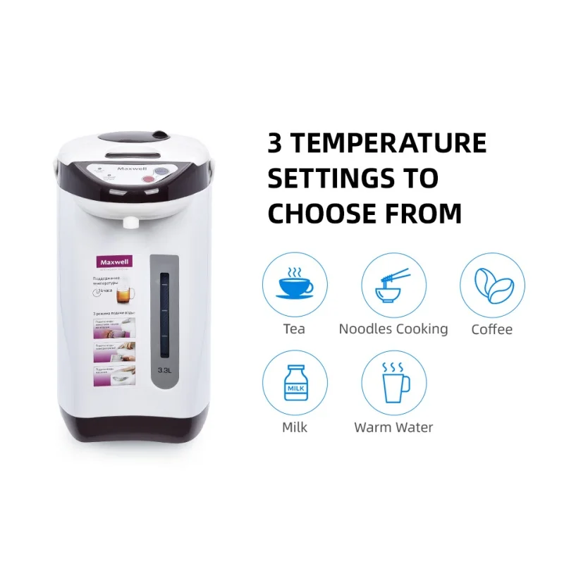 AECCN OEM ODM Factory LCD Display Childlock Re-boil Timer Setting Temperature Kitchens Appliances Electric