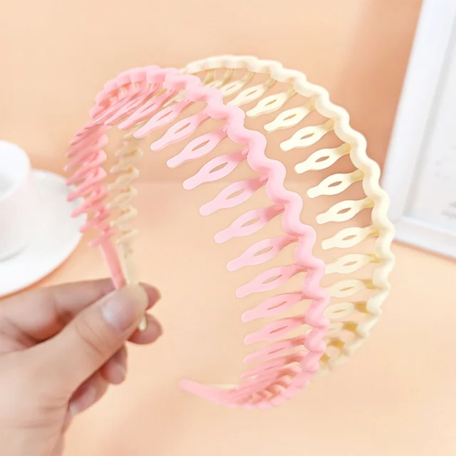 Wavy Toothed Fashion Hair Hoops  Acetate Acrylic Headbands Beautiful Hair Accessories for Women