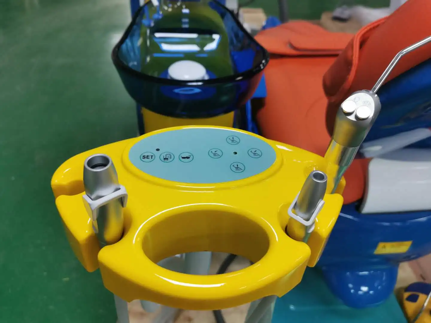 Cute Cartoon Dolphin  kids Dental Unit Electric dental chair for children