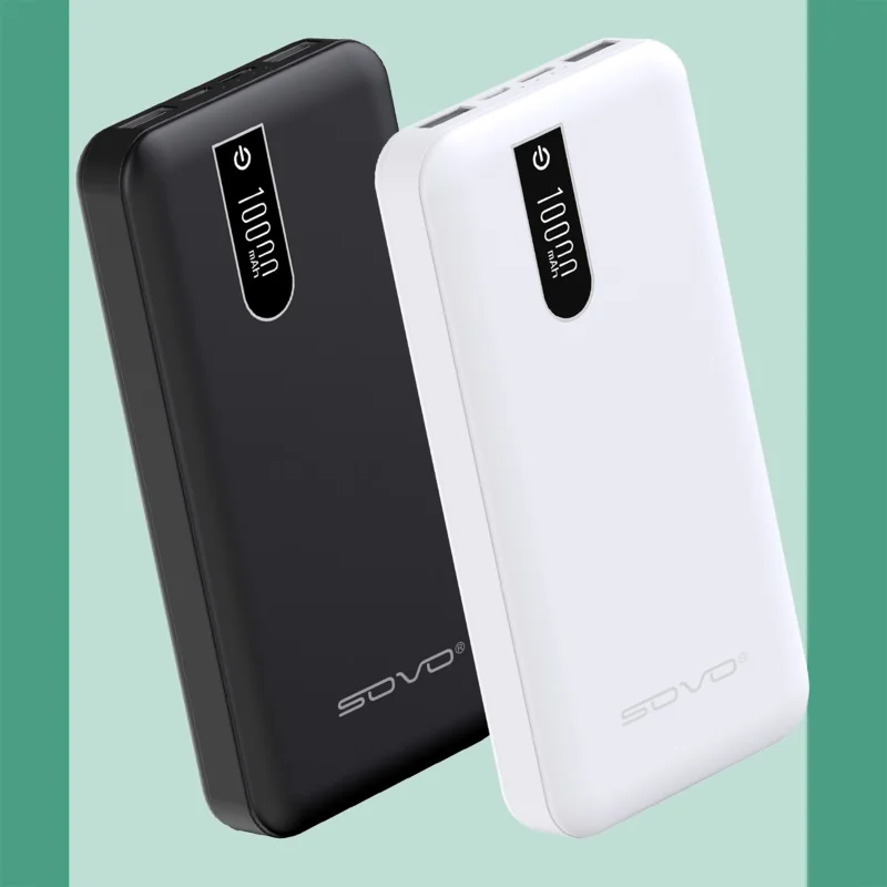 
New self wired portable power bank self wired mobile power 10000 Ma gift logo customization 
