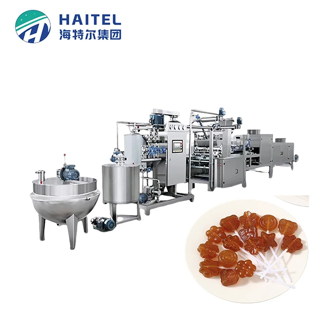 Popular high speed efficient flat lollipop making machine production for candy factories