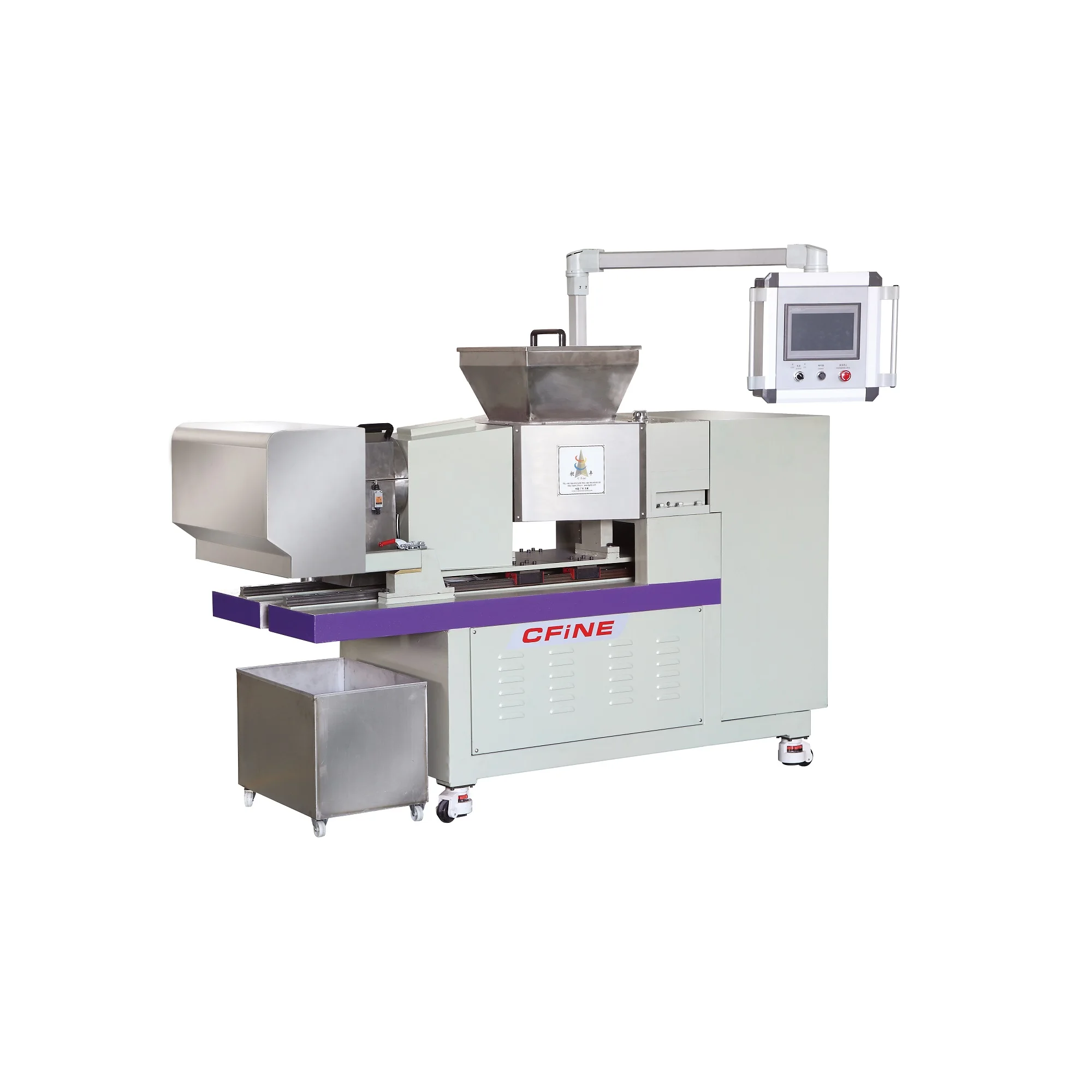 CF-100 Production type rubber and plastic double-wrist granulator