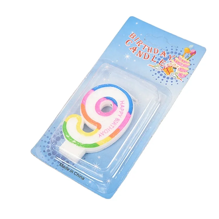 Candle wax raw material make extra large number birthday candles