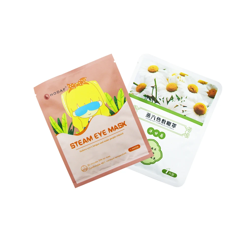Wholesale High Quality Disposable Spa Lavender Herbal Steam Eye Mask Soothing Relief Fatigue Eye Pads