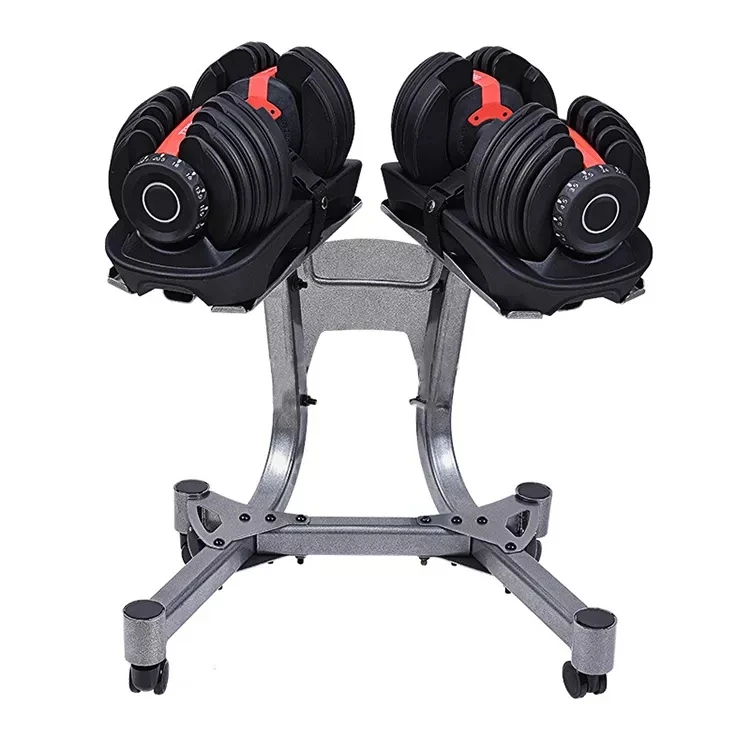 Home Gym Commercial Fitness Adjustable Dumbbell Stand Dumbbell Rack Standard Metal Dumbbell Holder Weight Rack Storage Stand