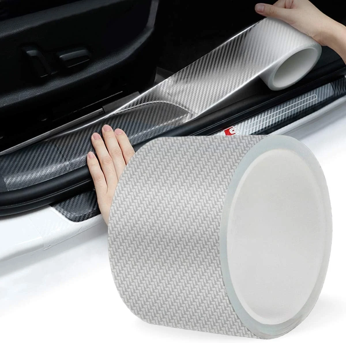 Car Accessories Protector Sticker Outdoor Nano Transparent Waterproof Car Bumper Carbon Fiber Vinyl Wrap Film
