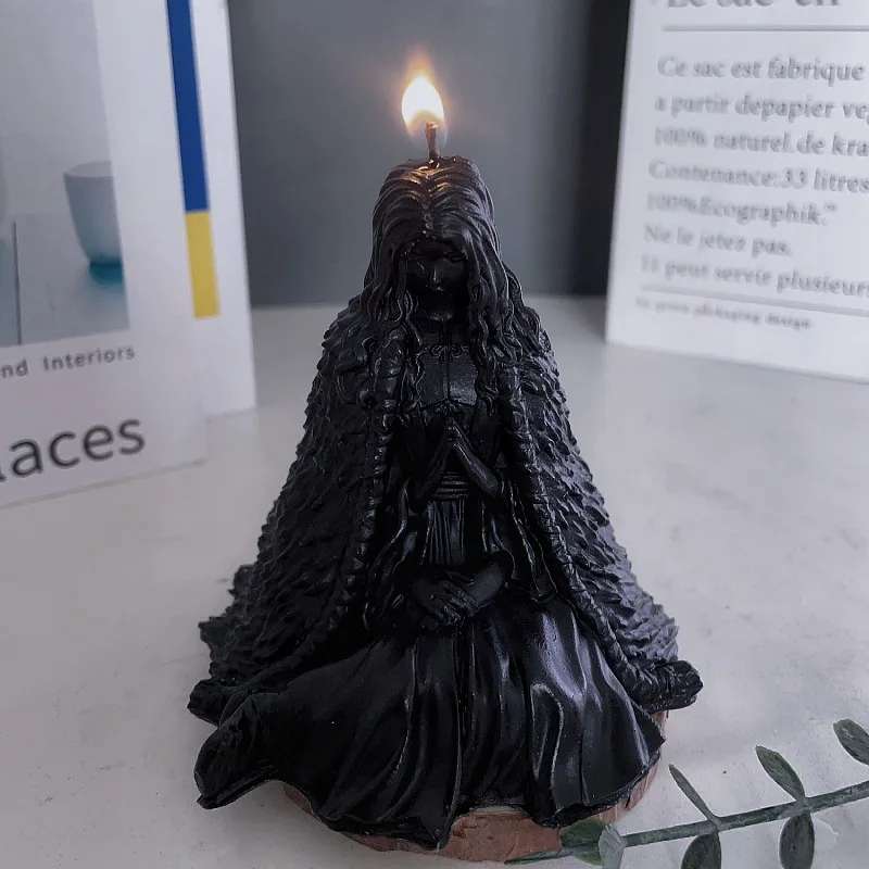 light color series Ghost candle, Cute Halloween Ghost Shaped Scented Candle Spooky Decoration White Soy Wax for Halloween Table