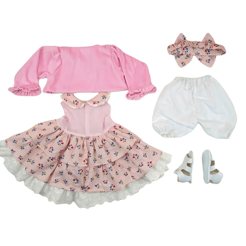 Personalized 22 Inch Baby Reborn Doll Accessories Morden Fashion Outfits Custom Clothes for Dolls