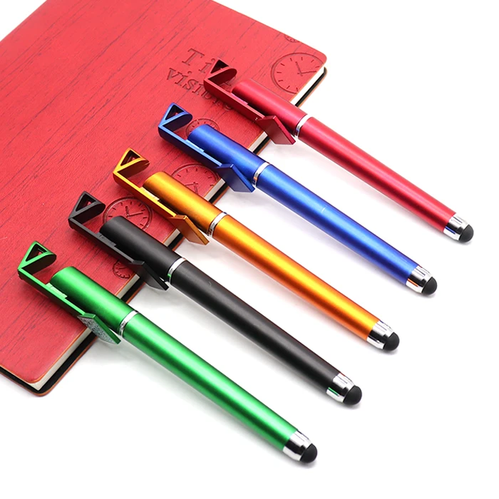 Colorful Pen Barrel Plastic QR Code Touch Screen Ball Pen for Business Gift