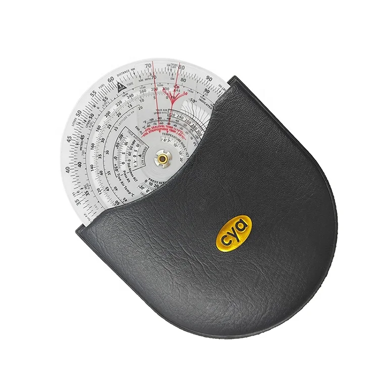 CYA aviation supplies Micro Pocket Size Circular E6B Flight Computer Includes vinyl protective case E6B-R2