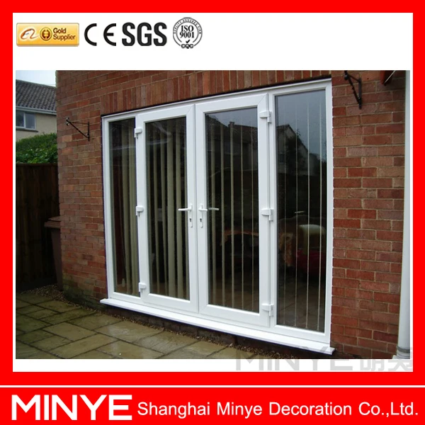 Modern design exterior PVC doors/grills pvc windows and upvc doors