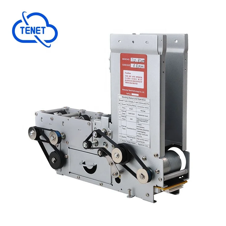 Parking Auto 500 Cards Smart Vending Machine RFID TCD180m TCD720 PVC Credit Card Random Dispensing Kiosk Card Dispenser Machine