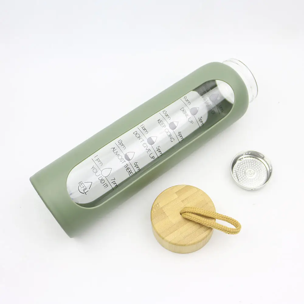 Factory Price Wholesale Sports Water Bottle Professional Eco-friendly 1l Glass Sports Water Bottle