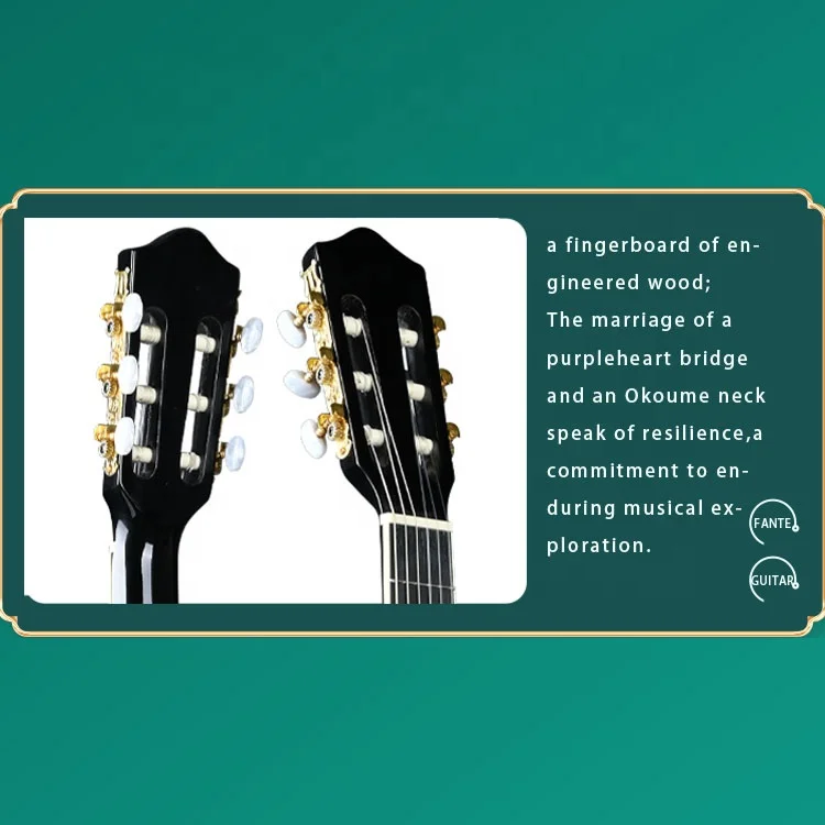 Factory Wholesale Spruce Student Practice Guitar For Beginner Classical Guitar