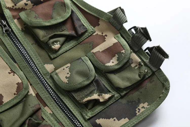 4 Colors Nylon Solid & Wear Resistant CS Game Armor Child Vest with Side Hook & Loop Straps