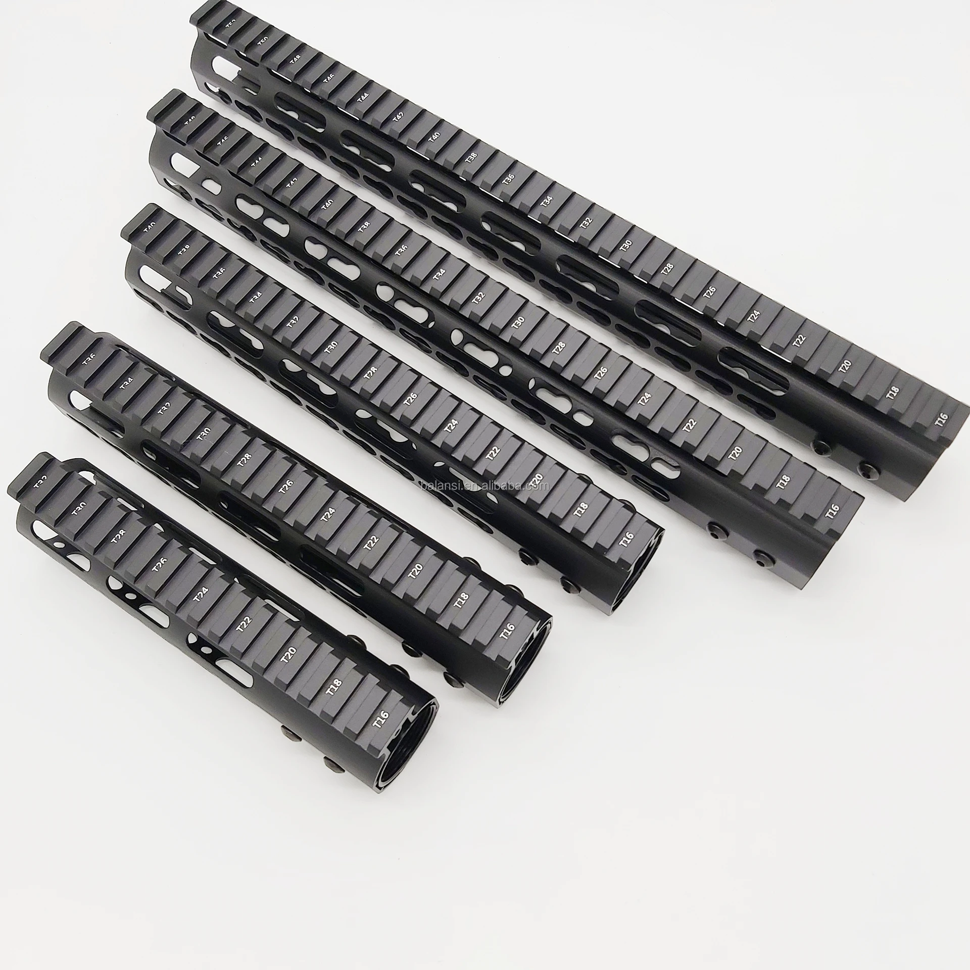 15 inch keymod ar15 tactical .223 5.56 handguard Free Float Slim ar 15 Handguard Quad for M4 M16