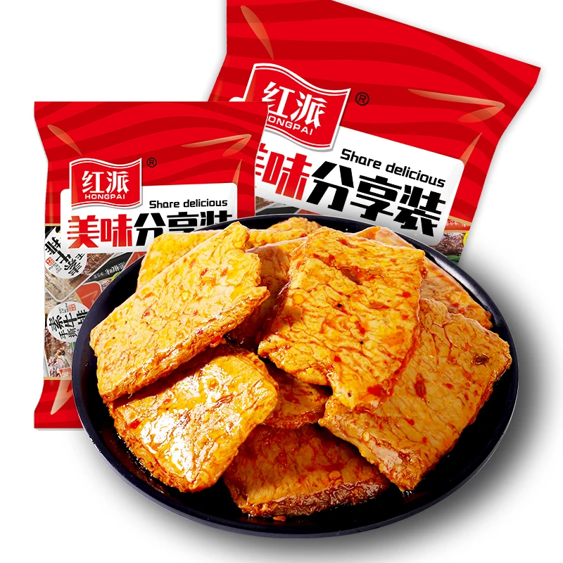 Instant Snacks Vegetarian Steak Dried Bean Products Spicy/Black Pepper Snacks