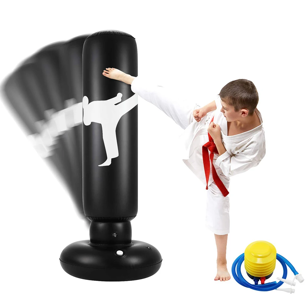 
Kids freestanding boxing inflatable punching bag for fitness 