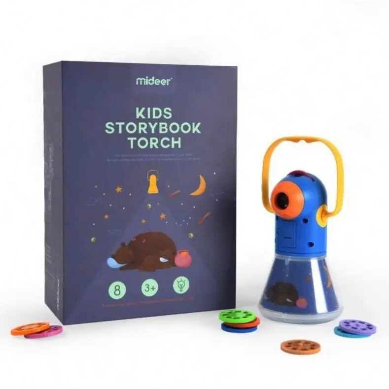 Discount Story Book Torch For Kids/ 4 in 1 Glowing Upgrade Lamp Machine/ Starry Portable Educational Books Projector