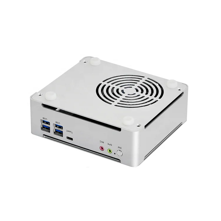 Cyberpowerpc NUC i5 8300H CPU Gaming Mini Desktop Computer Compact Used PC Win10 4K HTPC Box Linux Ubuntu Nettop Server PC Gamer