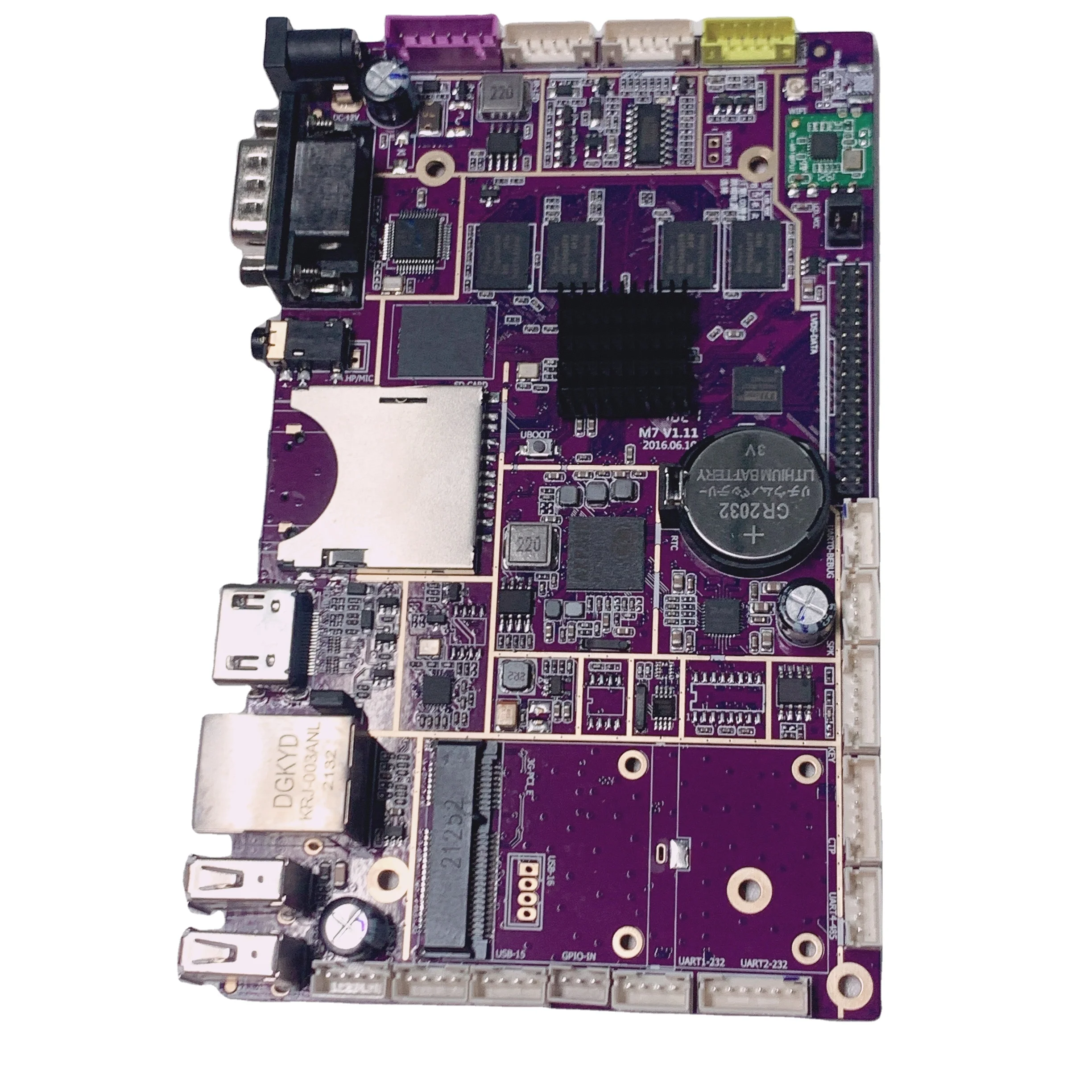 Материнская плата A83T с выходом LVDS ОЗУ 2 Гб ПЗУ 8 ГБ процессор системная Android для