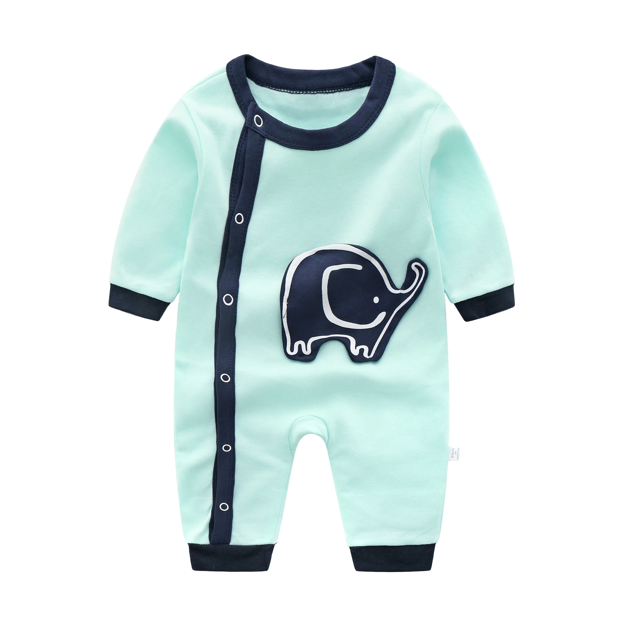 Wholesale Spring Baby Girls Clothes Soft Fashion Baby Boys Romper 100% Cotton Newborn Custom Overall Bodysuits