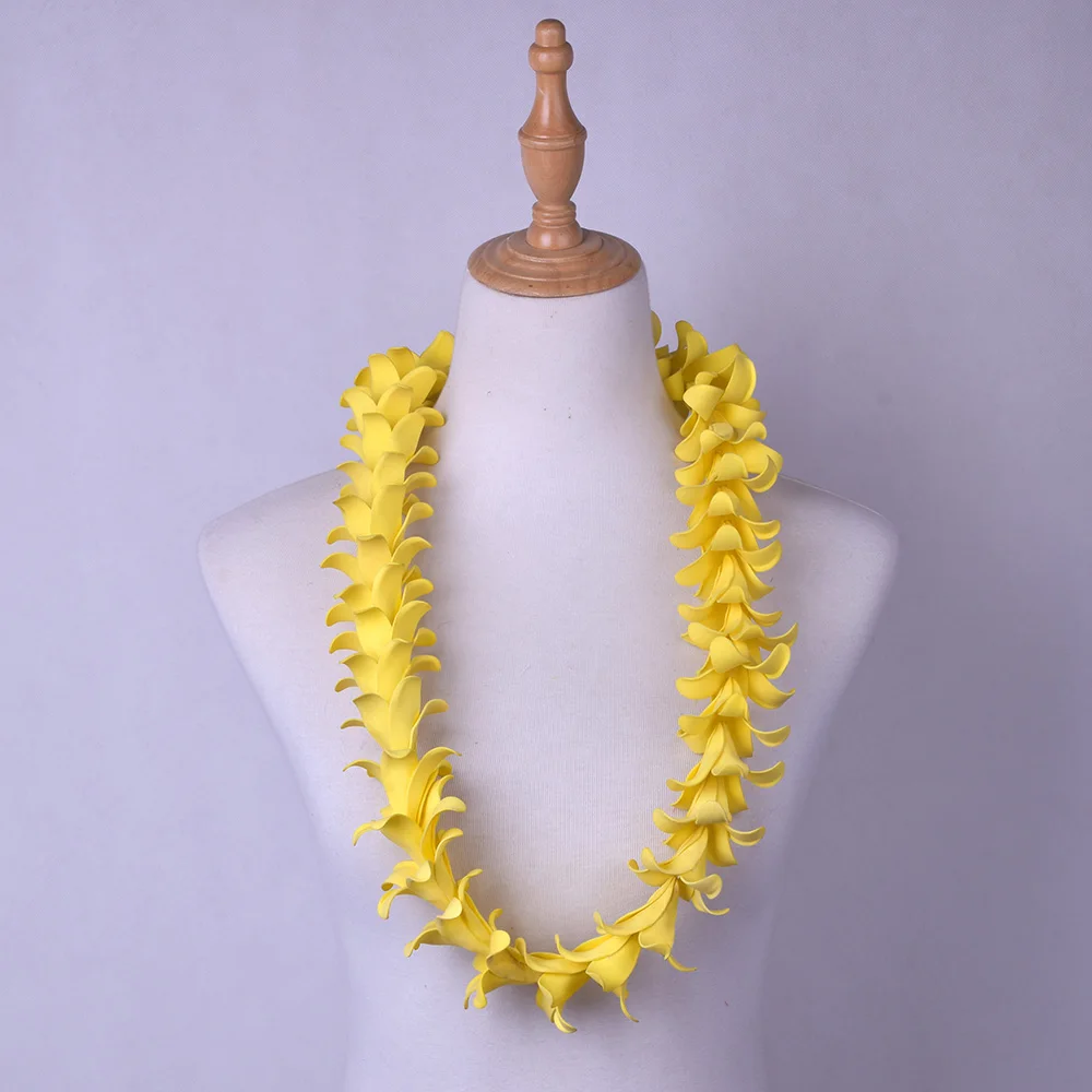 Высококачественная искусственная пена Puakenikeni Hawaiian Lei для празднования танца Хула и украшения
